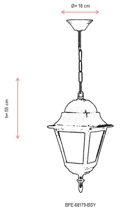 Opviq Lámpara de Araña para Exteriores Negro y Blanco BFE-68179-BSY Opviq Lámpara de Araña para Exteriores Negro y Blanco BFE-68179-BSY